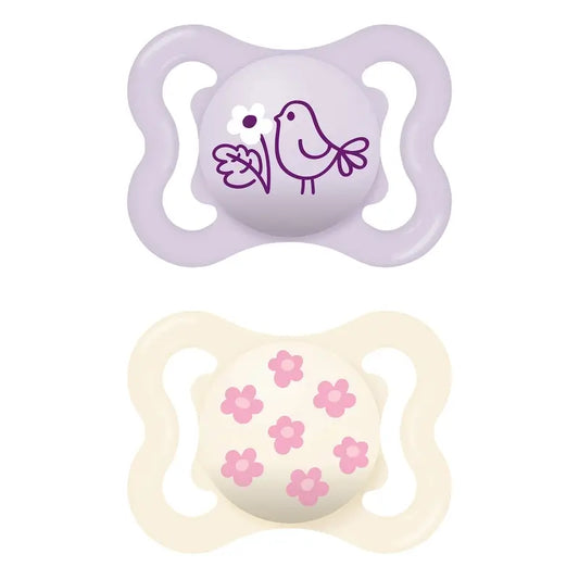 Mam Baby Supreme Silikon Schnuller Rosa 2-6M, 2 Stück