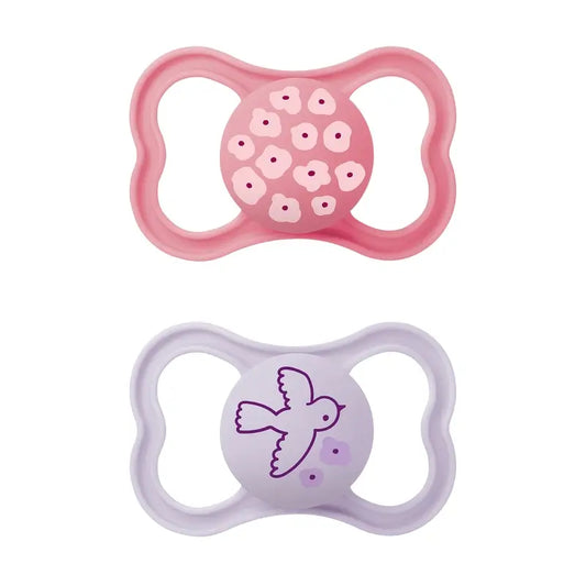 Mam Baby Supreme Silikon Schnuller Rosa +6M, 2 Stück