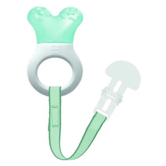 Mam Baby Beißring Mini Cooler & Clip Blau