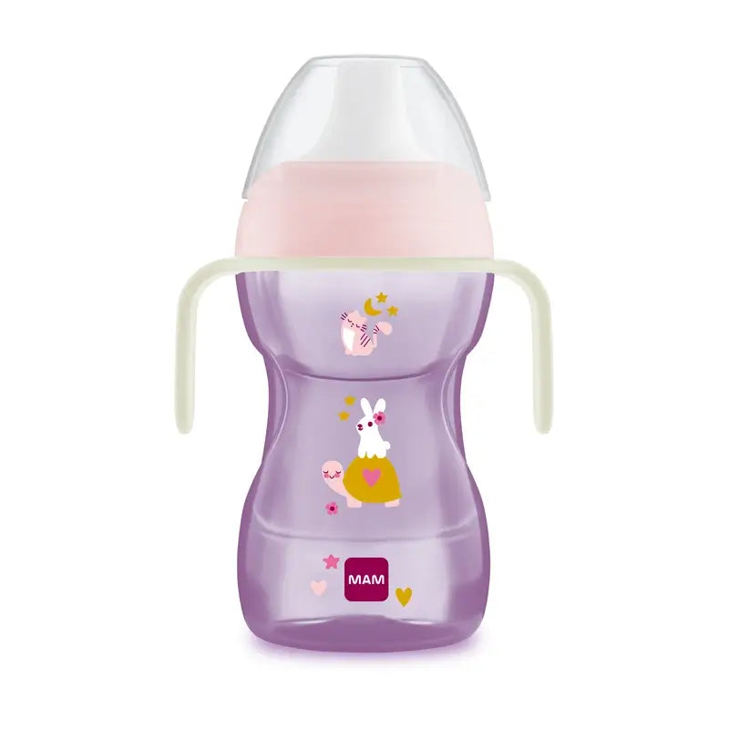 Mam Baby Fun To Drink Cup Day&Night Cup Rosa, 270Ml