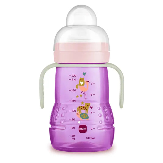 Mam Baby Trainer Becher Rosa, 220Ml