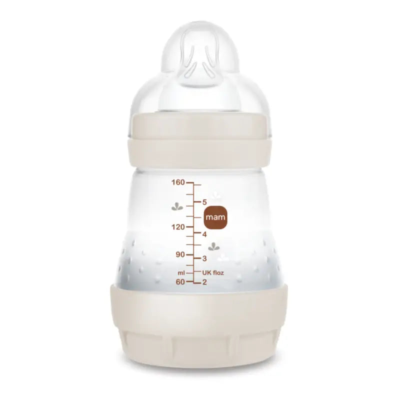 Mam Anti-Colic Matt Neutral Flasche, 160 ml