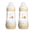 Mam Anti-Colic Baby Bottle Neutral, 2 units x 260 ml