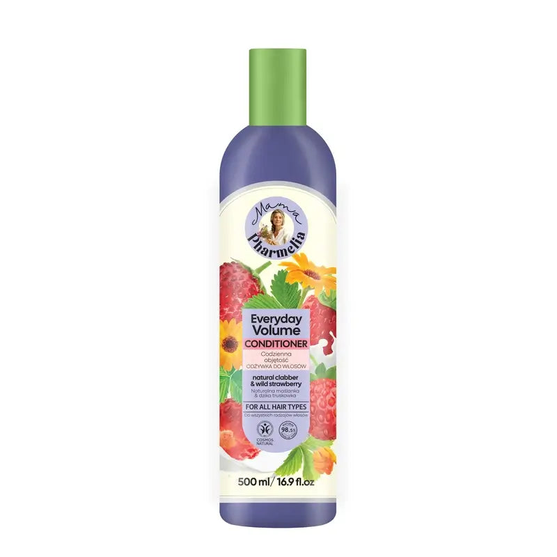 Mama Pharmelia Tägliches Volumen Conditioner Milch Quark & Walderdbeere, 500Ml