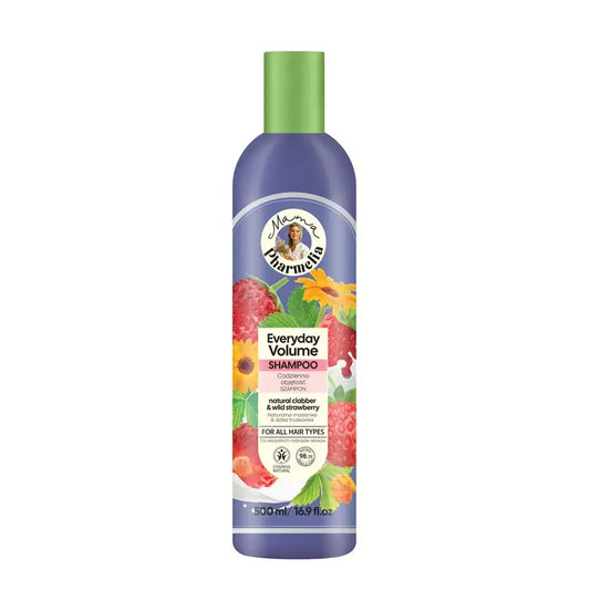 Mama Pharmelia Tägliches Volumen Shampoo Milch Quark & Walderdbeere, 500Ml