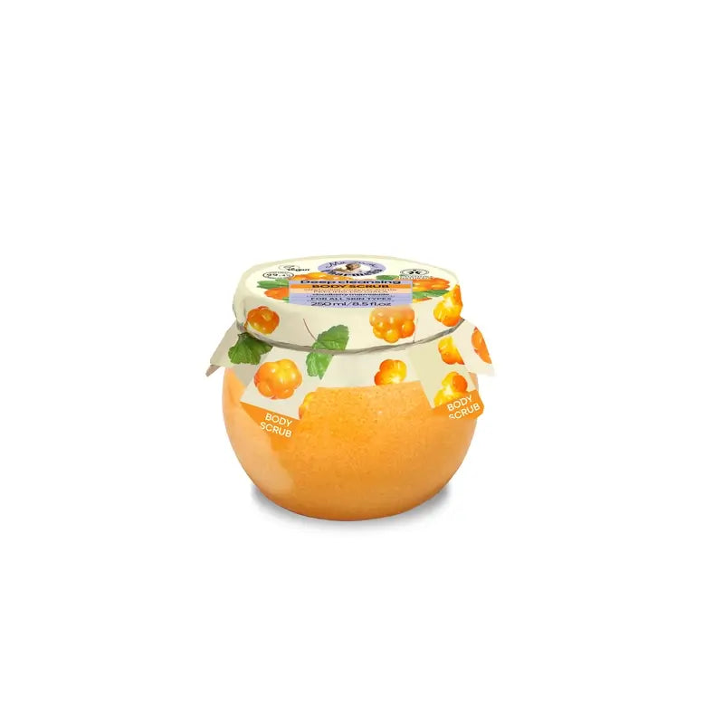 Mama Pharmelia Deep Detox Body Scrub mit Moltebeeren Marmelade, 250 ml