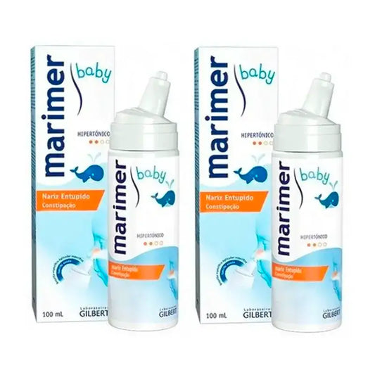 Marimer Agua De Mar Baby Hypertonic Nasenspray, Packung 2 x 100Ml
