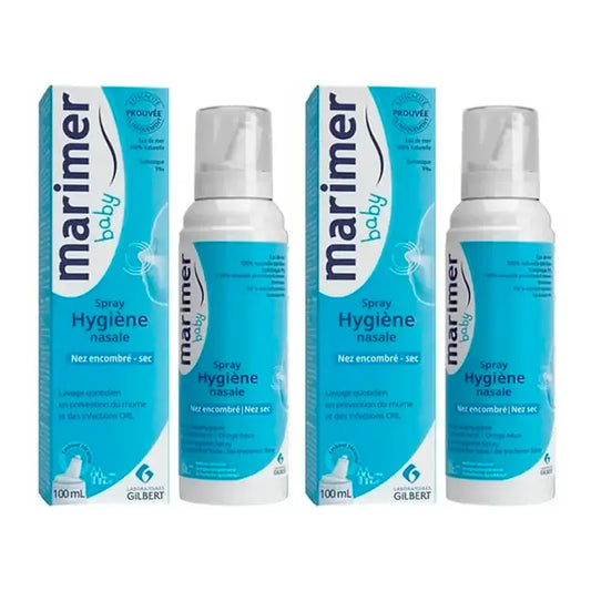 Marimer Agua De Mar Baby Isotonic Nasenspray, Packung 2 x 100Ml