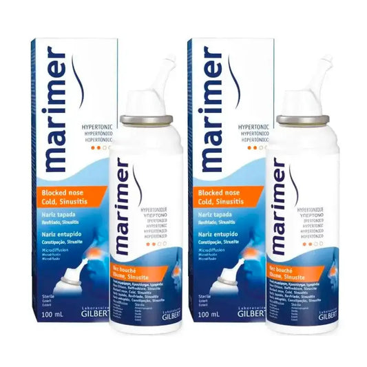 Marimer Meerwasser Hypertonic Nasenspray, Packung 2 x 100Ml
