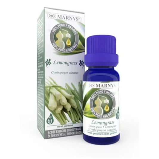Marnys Zitronengras Ätherisches Lebensmittelöl 15Ml.
