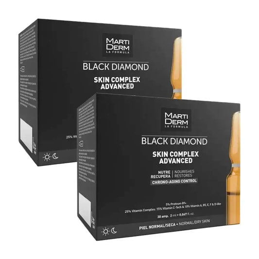 Martiderm Black Diamond Skin Complex Advanced, Packung mit 2 x 30 Ampullen