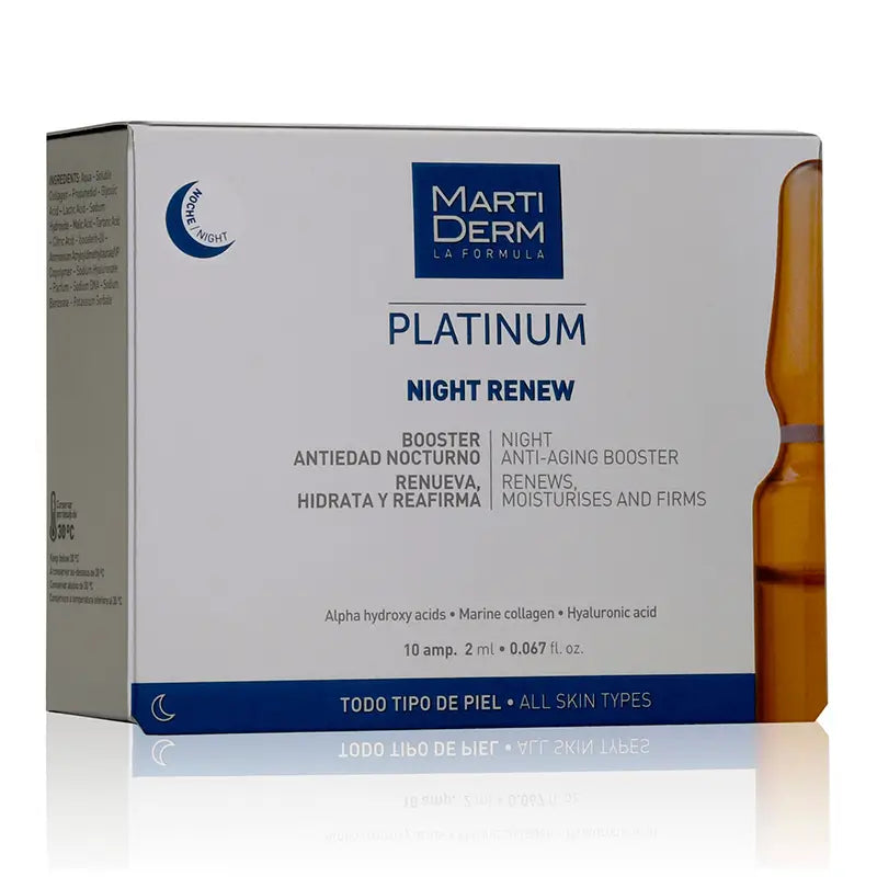 Martiderm Platinum Night Renew 10 Ampullen x 2 ml