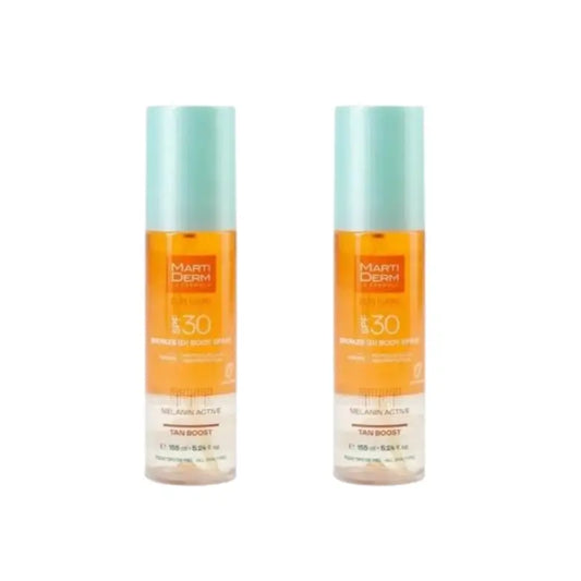 Martiderm Sonnenpflege Spf30 Bronzed Body Spray, 2X155 Ml
