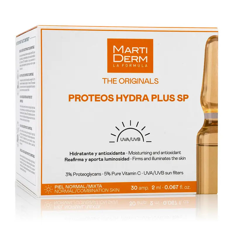 Martiderm The Originals Proteos Hydra Plus Sp Normale Mischhaut 30 Ampullen x 2 ml