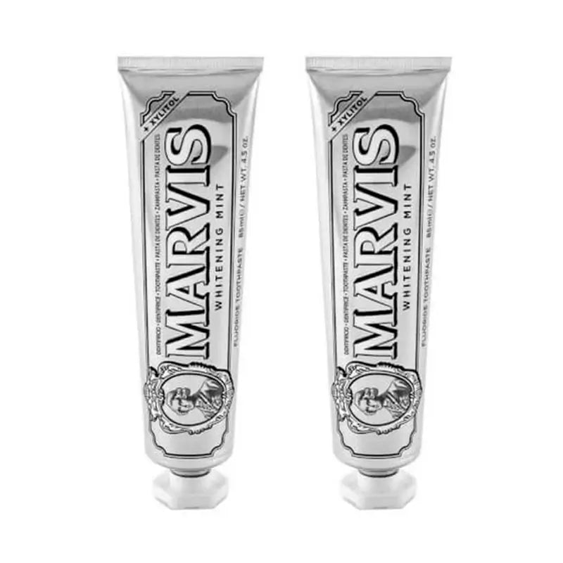 Marvis Duplo Whitening Mint Zahnpasta, 2 x 85 Ml