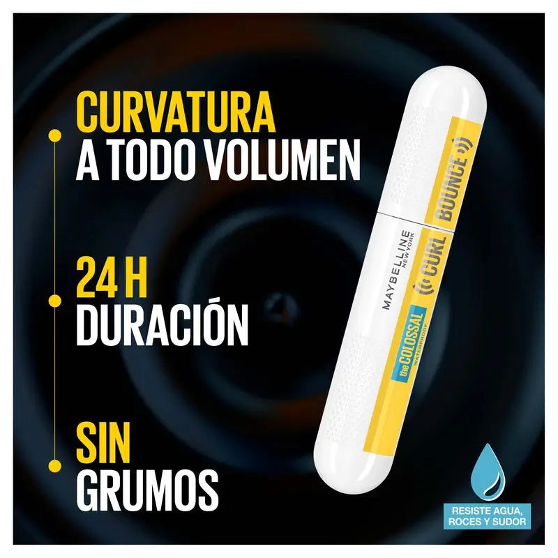 Maybelline New York Colossal Curl Bounce Wasserfeste Wimperntusche 24h