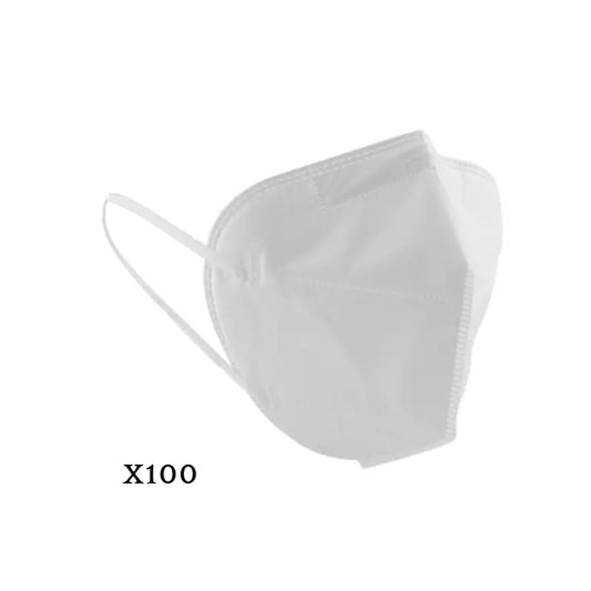 Paula Berg Ffp3 Weiße Maske mit Ce-Zertifikat, 100 Stück.