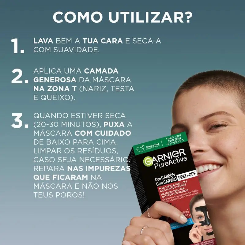 Peel-Off Anti-Blackhead-Maske befreit die Poren und beseitigt Unreinheiten