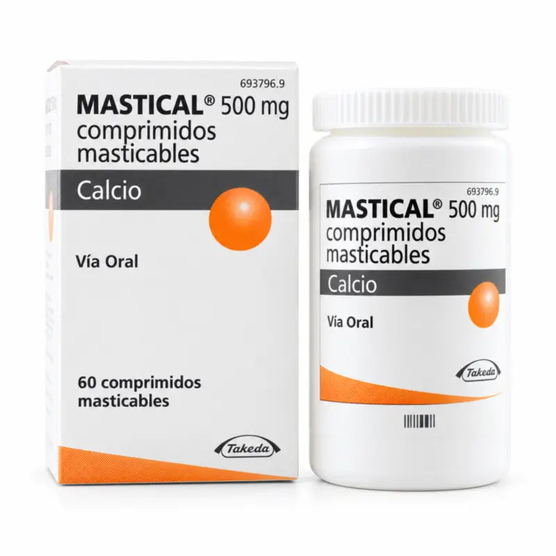 Mastical 500 mg Kalzium 60 Kautabletten