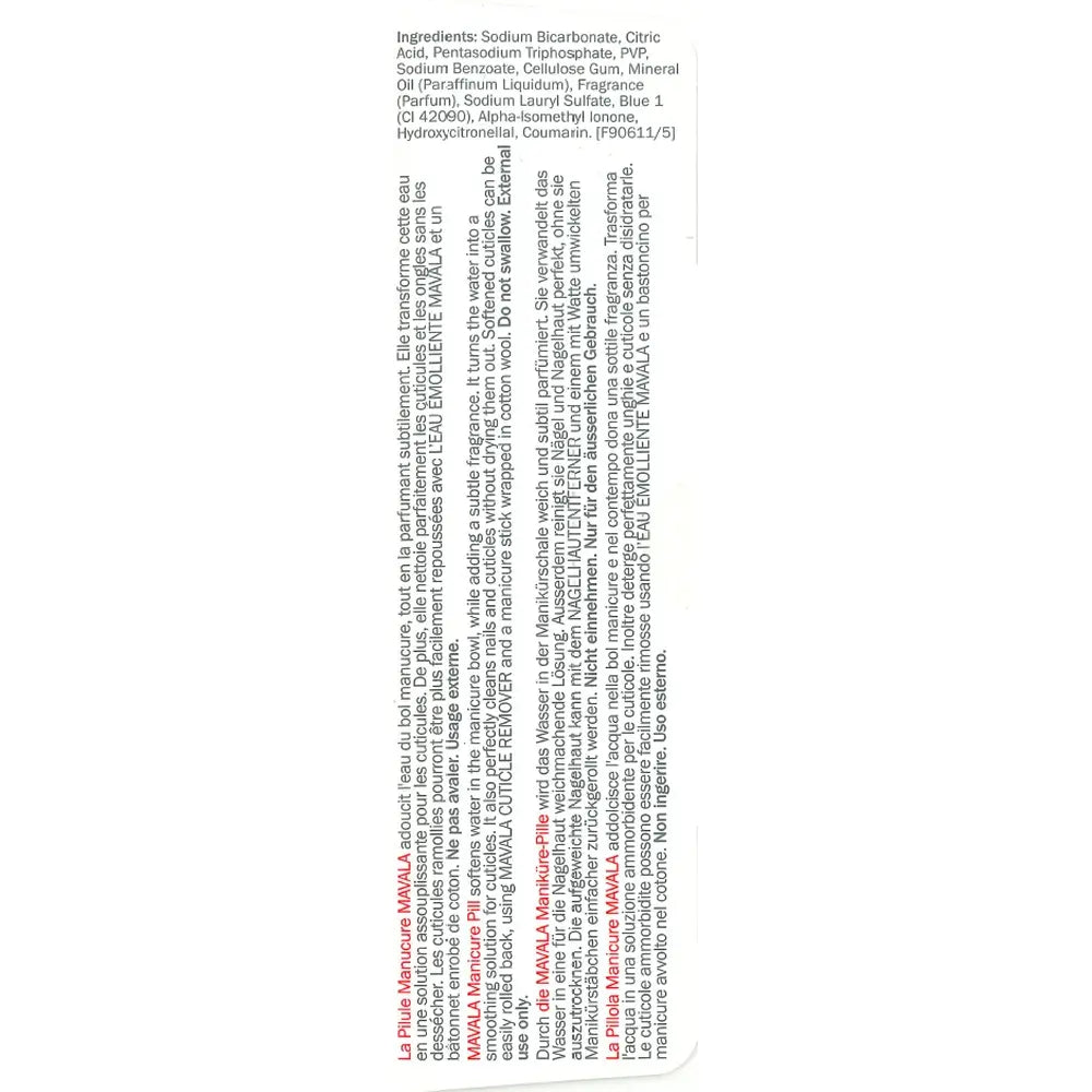 Mavala Maniküre-Tabletten 6 Stk.