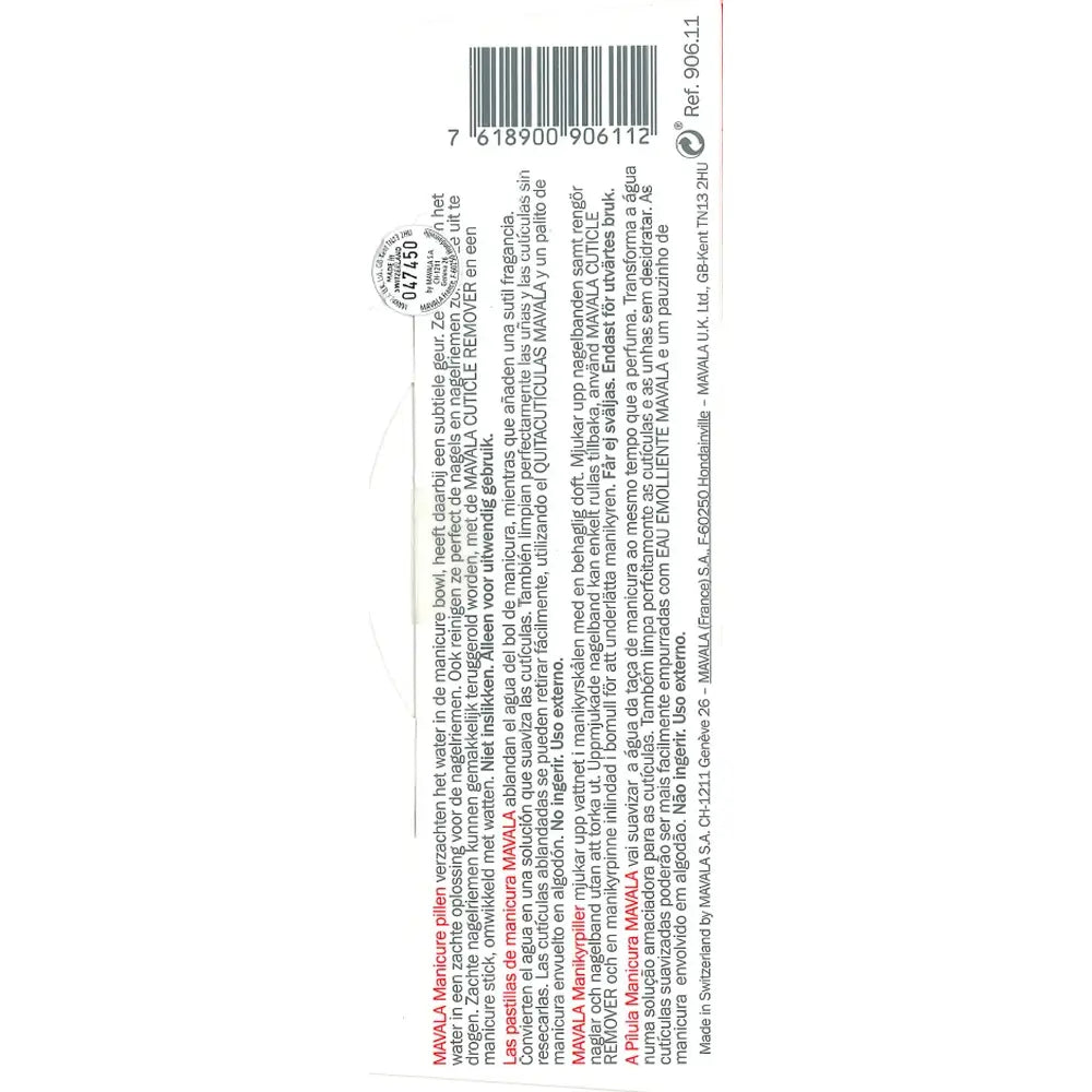 Mavala Maniküre-Tabletten 6 Stk.