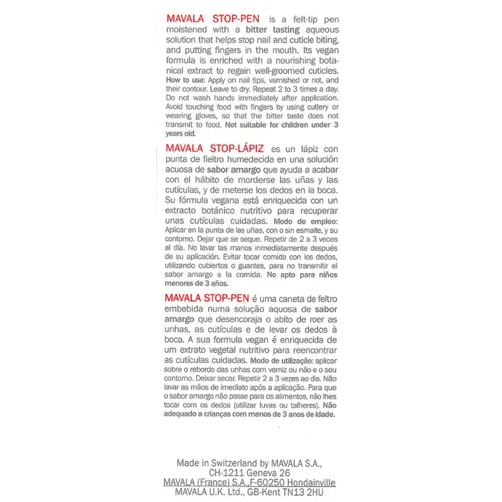 Mavala Stop-Stift 4,4 ml