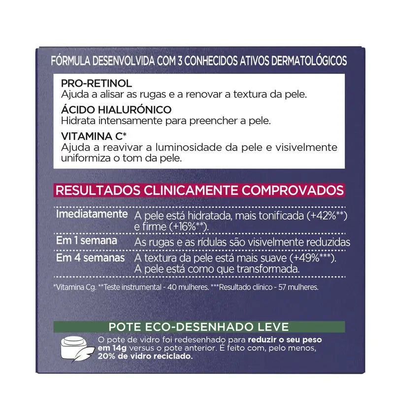 L'Oréal Paris Revitalift Laser Anti-Ageing Night Cream Triple Action, Anti-Falten und Multi-Korrektur, 50 ml