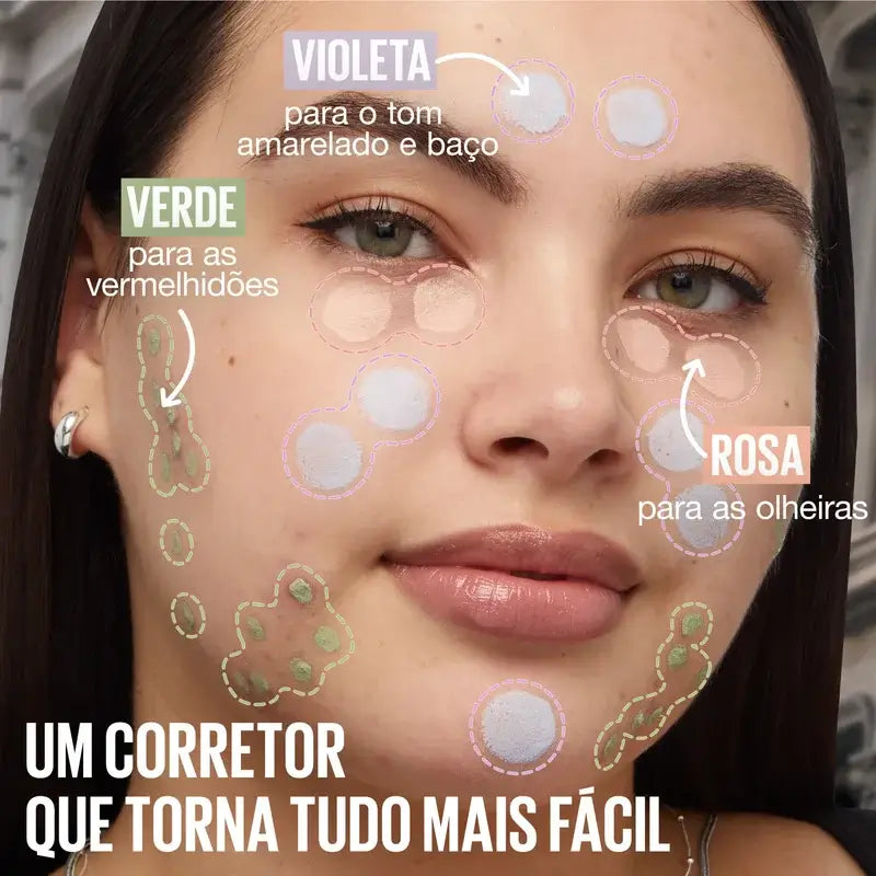 Maybelline Dunkelrosa Concealer Radiergummi