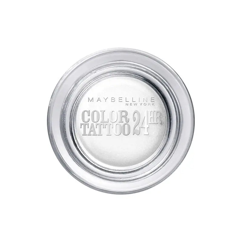 Maybelline New York Color Tattoo 24h Long-Lasting Lidschatten, 45 Unendliches Weiß weiß