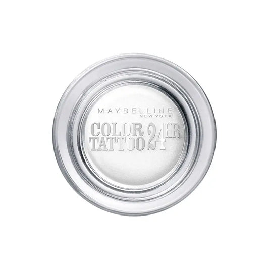 Maybelline New York Color Tattoo 24h Long-Lasting Lidschatten, 45 Unendliches Weiß weiß
