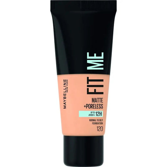 Maybelline New York Fit Me Matte and Refine Foundation Farbton 120 passt zu Ihrem hellen Hautton und Ihrer Textur, 30ML