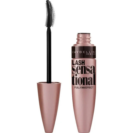 Maybelline New York Lash Sensational schwarze Volumenwimperntusche, 9,5 ml