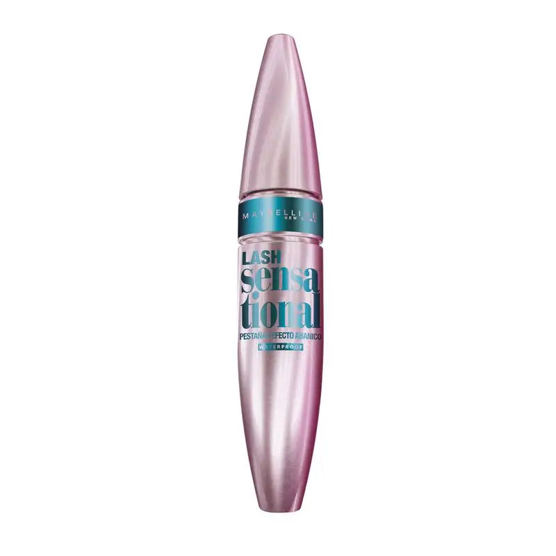Maybelline New York Lash Sensational Wasserfeste schwarze Volumenwimperntusche, 9,5 ml