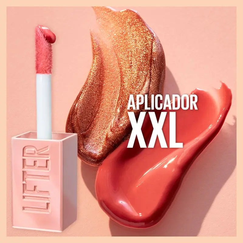 Maybelline New York Lifter Gloss Bronzed Lip Gloss, Intensive Hydratation, aufgeplusterte Lippen. Farbton 19 Gold