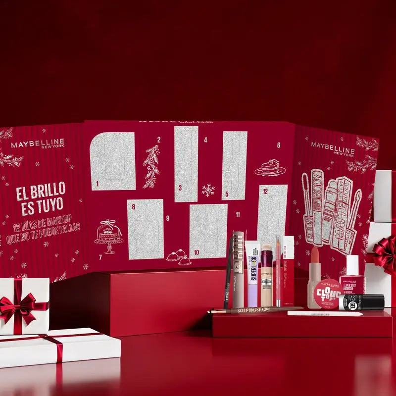 Maybelline Adventskalender, 12 Produkte