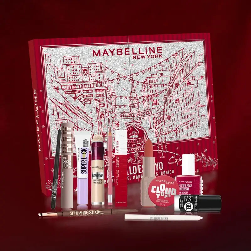 Maybelline Adventskalender, 12 Produkte