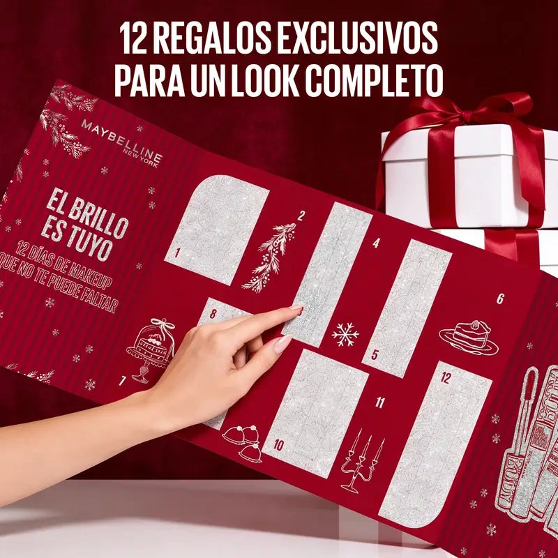 Maybelline Adventskalender, 12 Produkte