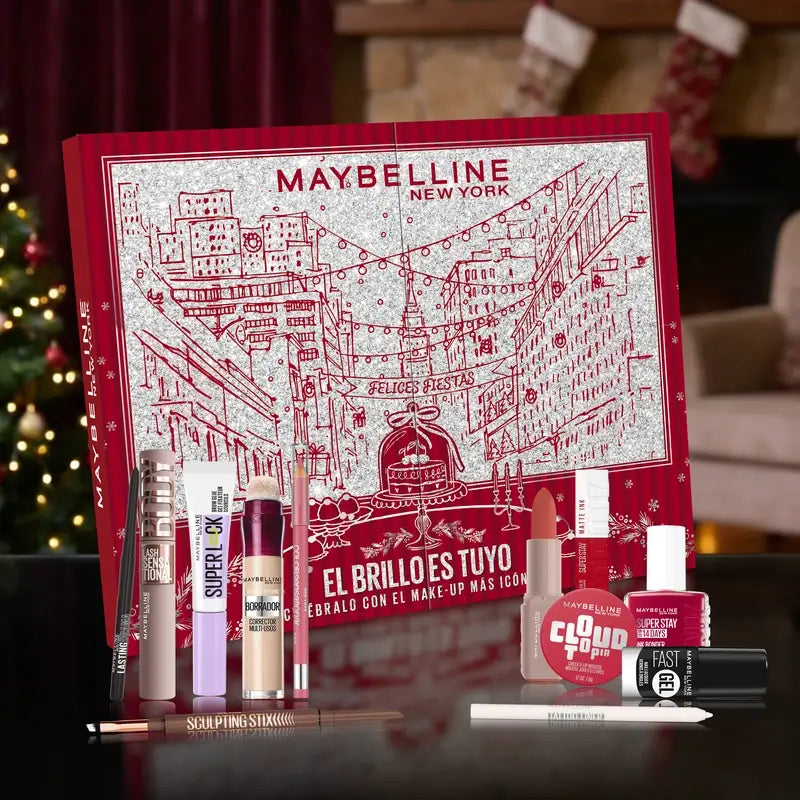 Maybelline Adventskalender, 12 Produkte