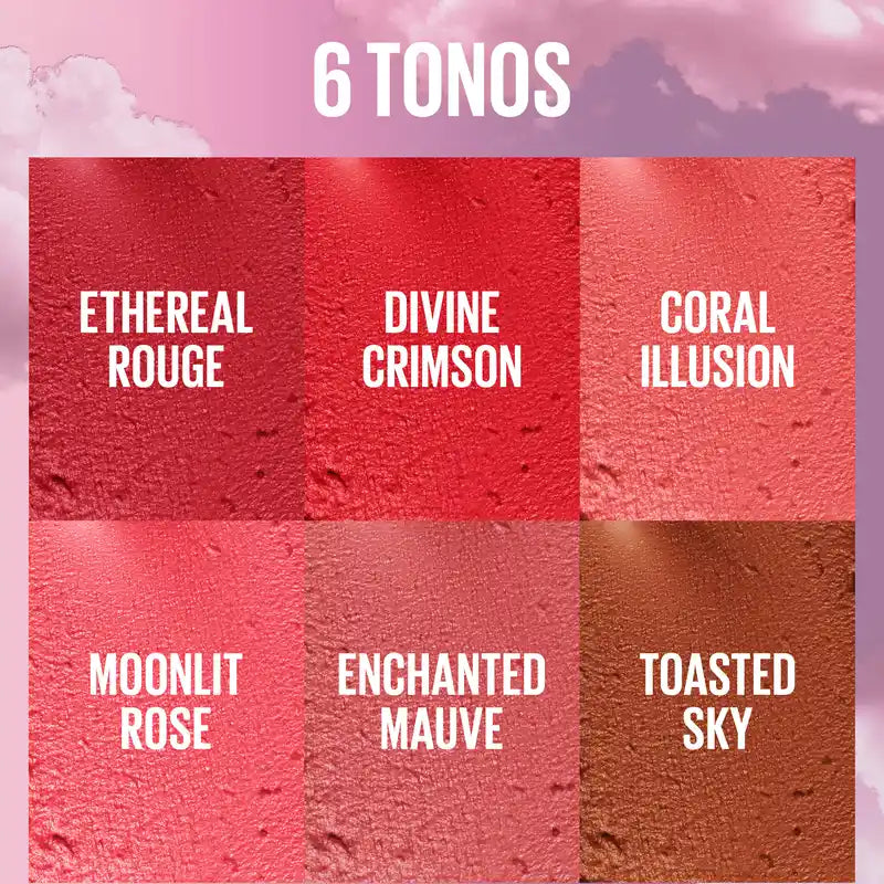 Maybelline New York Cloudtopia Flüssiges Matt-Rouge, Farbton 65 Plum Cloud, 4,75 ml