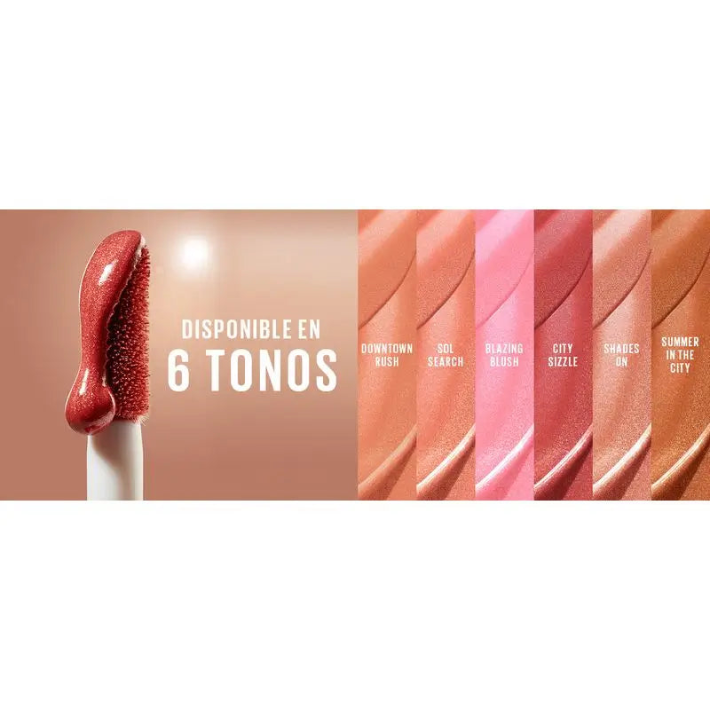 Maybelline New York Sunkisser Bronzing Blusher, Farbe & Glanz, modulierbare Formel, Farbton 01 Downtown Rush