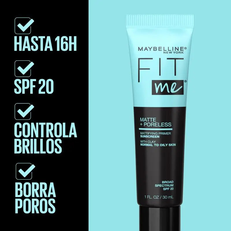 Maybelline New York Fit Me Mattifying Primer für normale bis ölige Haut.