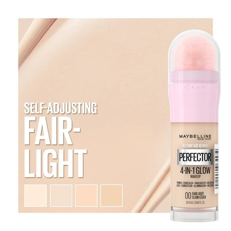 Maybelline New York Instant Perfector Glow 4-In-1, Der Glow, den Sie tragen, wie Sie wollen, Farbton 00 Fair Light