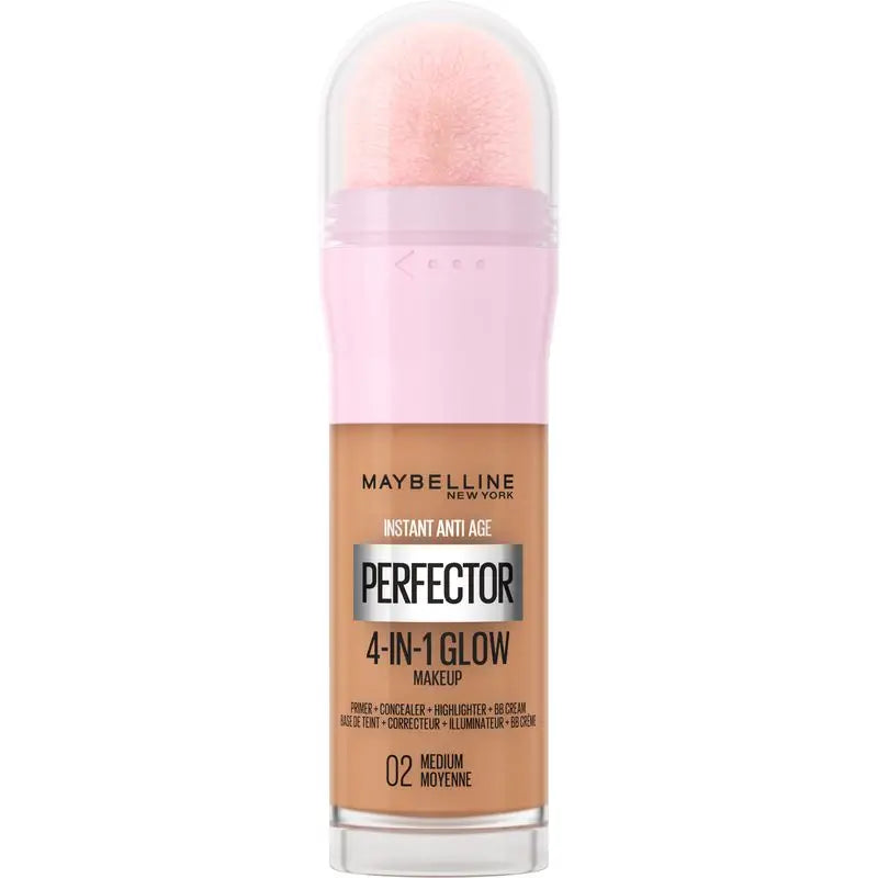 Maybelline New York Instant Perfector Glow 4-In-1, Der Glow, den Sie tragen können, wie Sie wollen, Farbton 02 Medium Deep