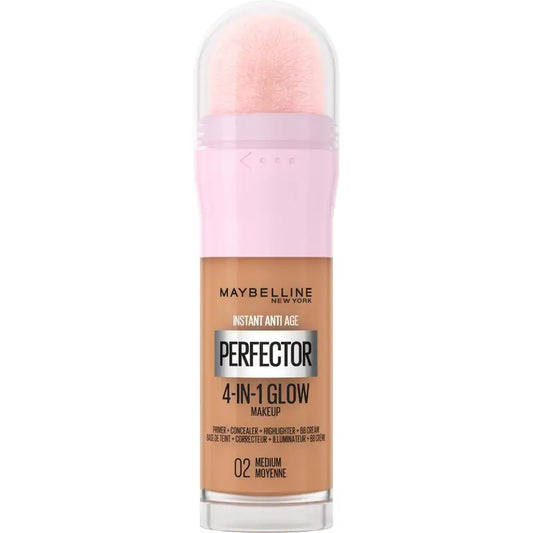 Maybelline New York Instant Perfector Glow 4-In-1, Der Glow, den Sie tragen können, wie Sie wollen, Farbton 02 Medium Deep
