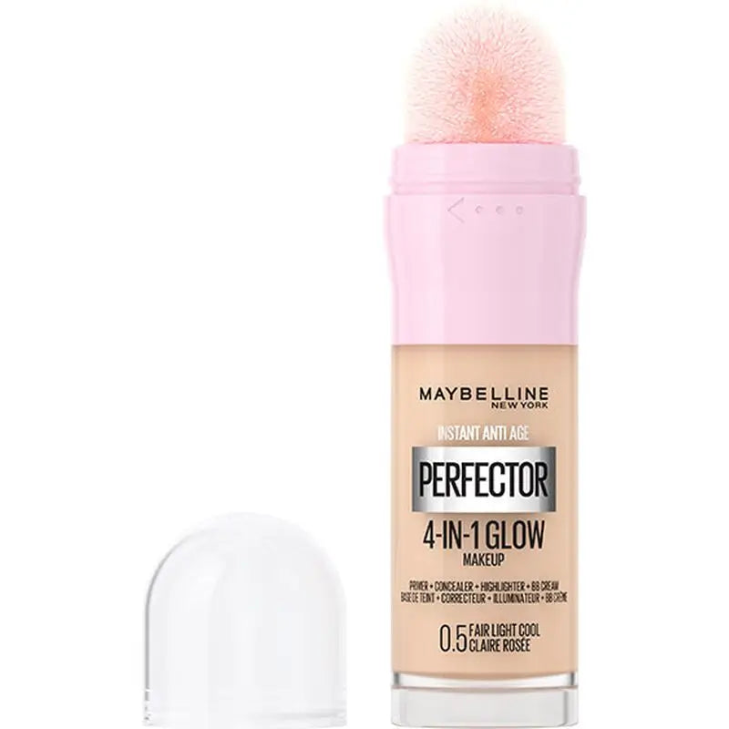 Maybelline New York Instant Perfector Glow 4-In-1, Der Glow, den Sie tragen, wie Sie wollen, Farbton 0.5 Fair Light Cool