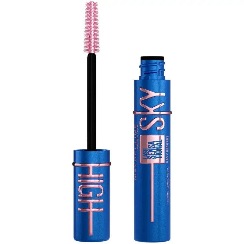 Maybelline New York Lash Sensational, Sky High Wasserfeste Wimperntusche, Marineblau, 1 St.