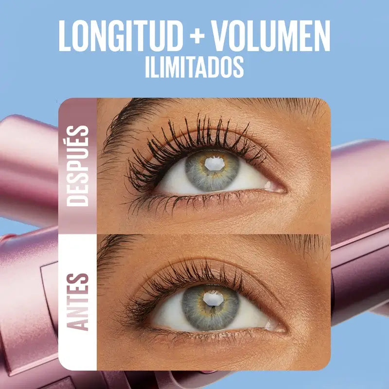 Maybelline New York Lash Sensational, Sky High Wasserfeste Wimperntusche, Marineblau, 1 St.
