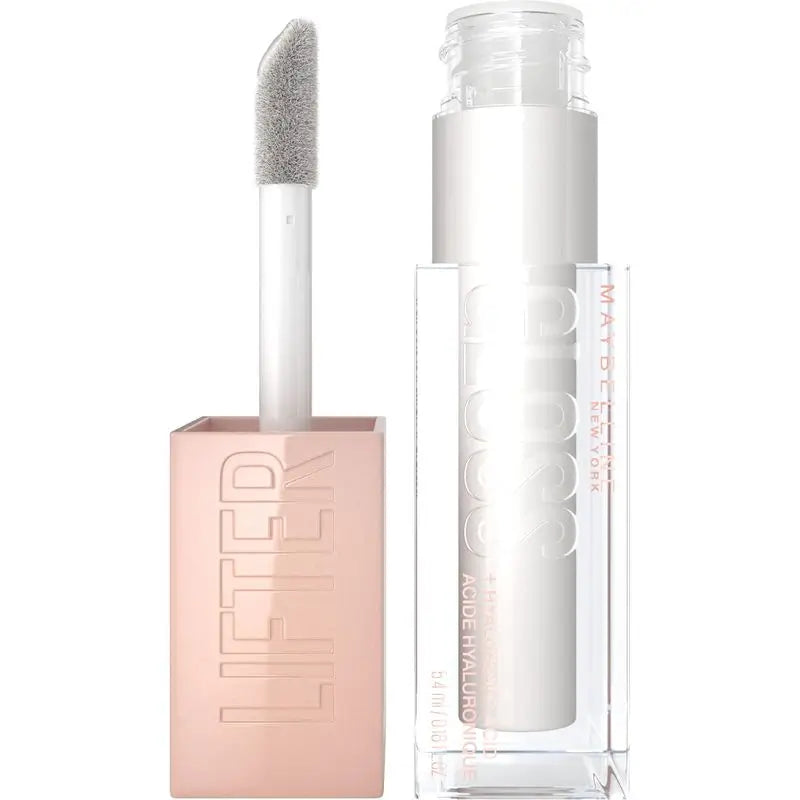 Maybelline New York Lifter Gloss Lipgloss Farbton 01 Pearl . Intensive Feuchtigkeitspflege und aufgepolsterte Lippen.
