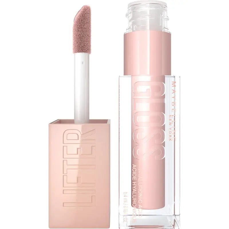 Maybelline New York Lifter Gloss Lipgloss Farbton 02 Ice. Intensive Feuchtigkeitspflege und aufgepolsterte Lippen.
