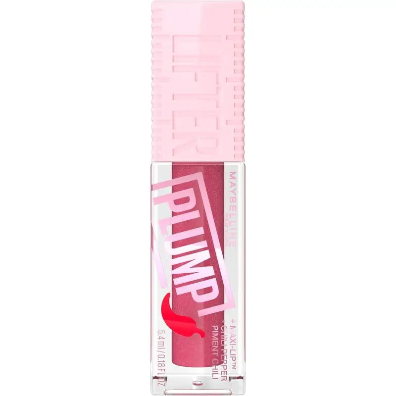 Maybelline New York Lifter Plump mit Chili-Pfeffer und Hyaluronsäure, Farbton 002 Mauve Bite
